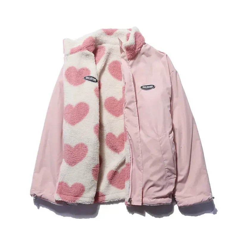 Evelyn™ | Reversible Hearts Jacket