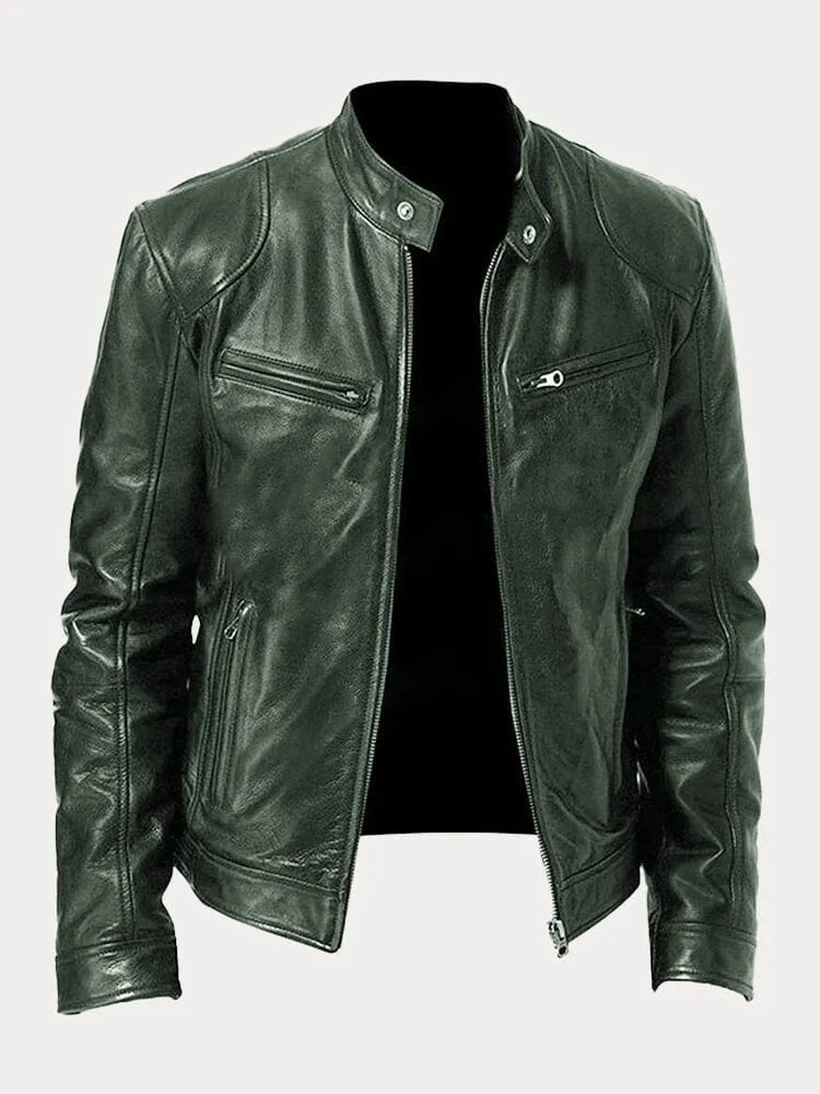 Chris - Casual Leather Jacket