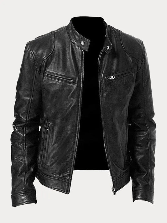 Chris - Casual Leather Jacket