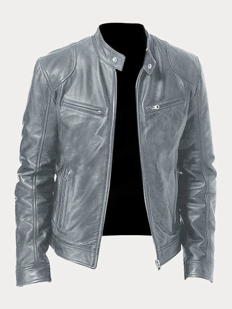 Chris - Casual Leather Jacket