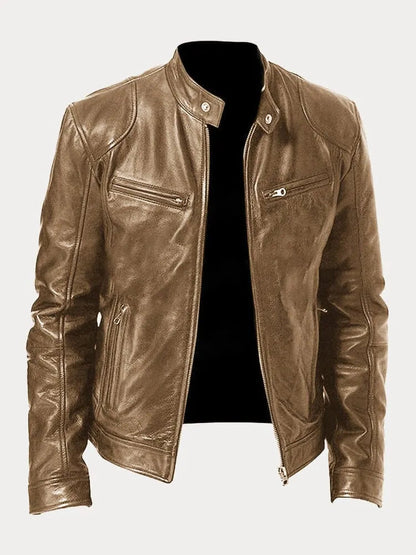 Chris - Casual Leather Jacket