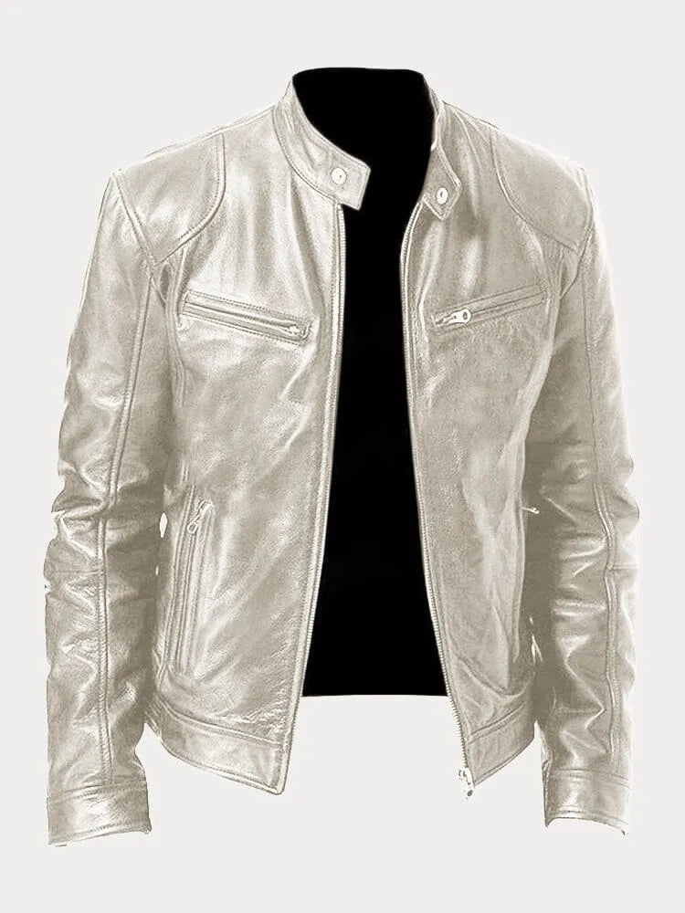 Chris - Casual Leather Jacket