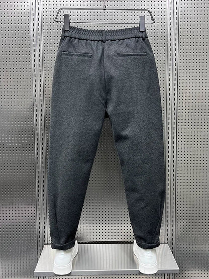 Mathieu - Elegant Houndstooth Pants