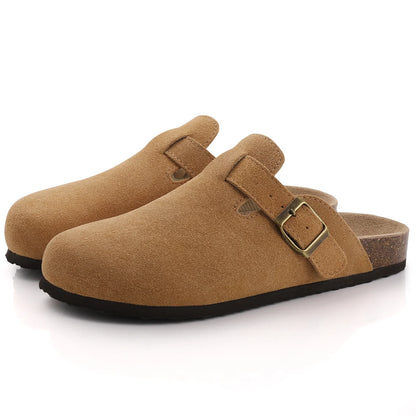 Crestar™ | Classic Cork Suede Clogs