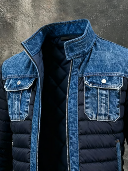 Marcus | Urban Hybrid Denim Quilted Jacket