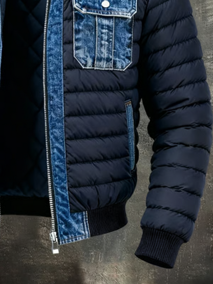 Marcus | Urban Hybrid Denim Quilted Jacket