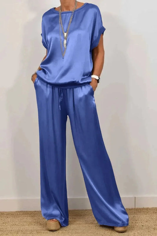 Layla™ - Casual Loose Satin Set