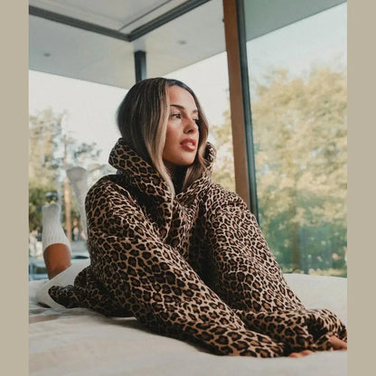 Phoebe | Comfort Leopard Hoodie (Unisex)