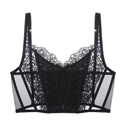 Celine - Embroidery French Corset Bra