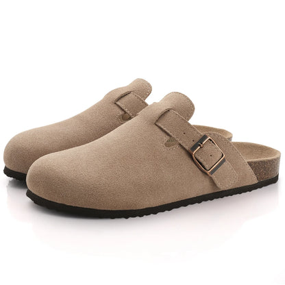 Crestar™ | Classic Cork Suede Clogs
