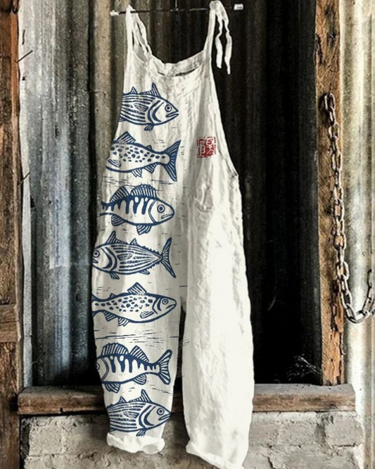 Solea | Lightweight artisanal jumpsuit Sicily