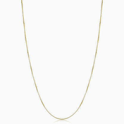 Bodega Box Necklace | White Gold 18k