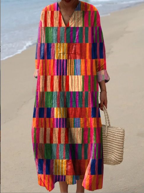 Rue - Loose And Comfortable Boho Chic Vintage Dress