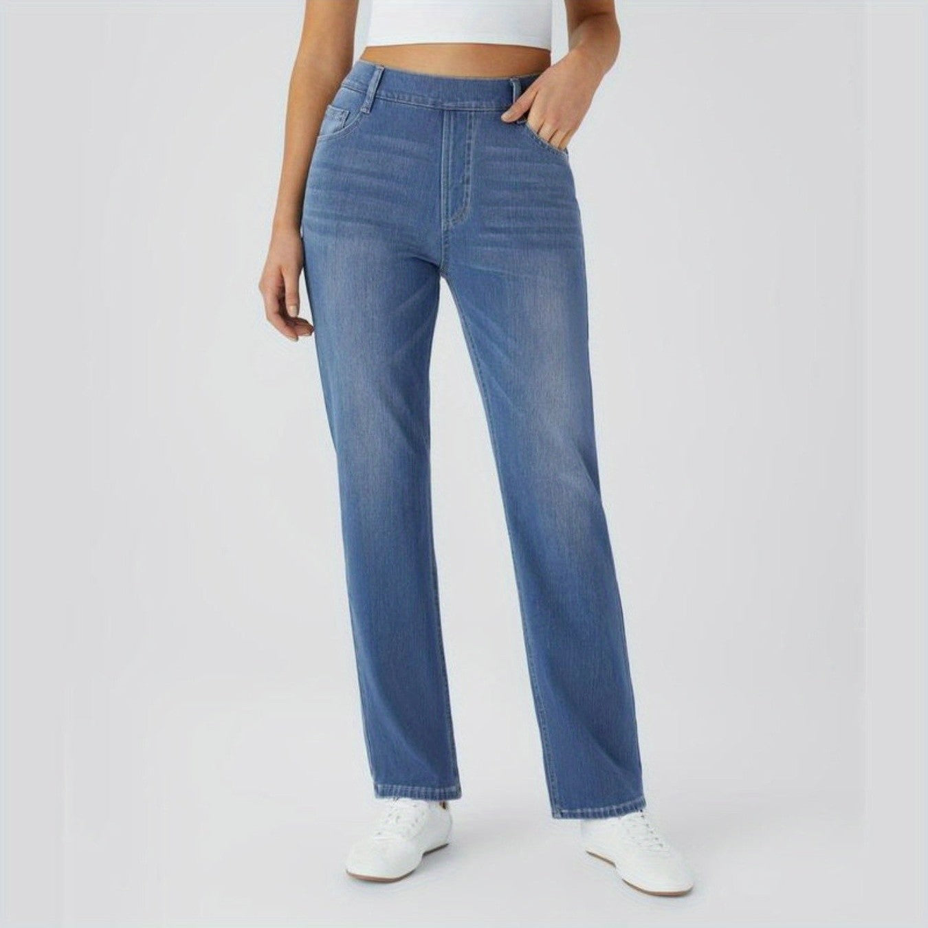 Raya™ | High-Waist Straight-Leg Jeans
