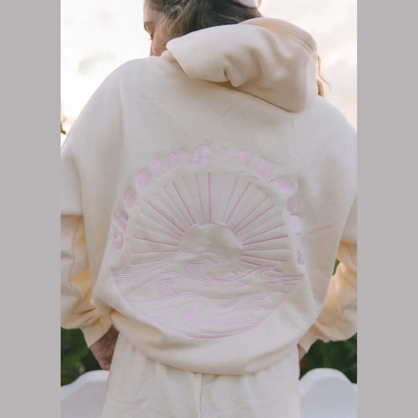 Sunset Waves | Oversized Hoodie