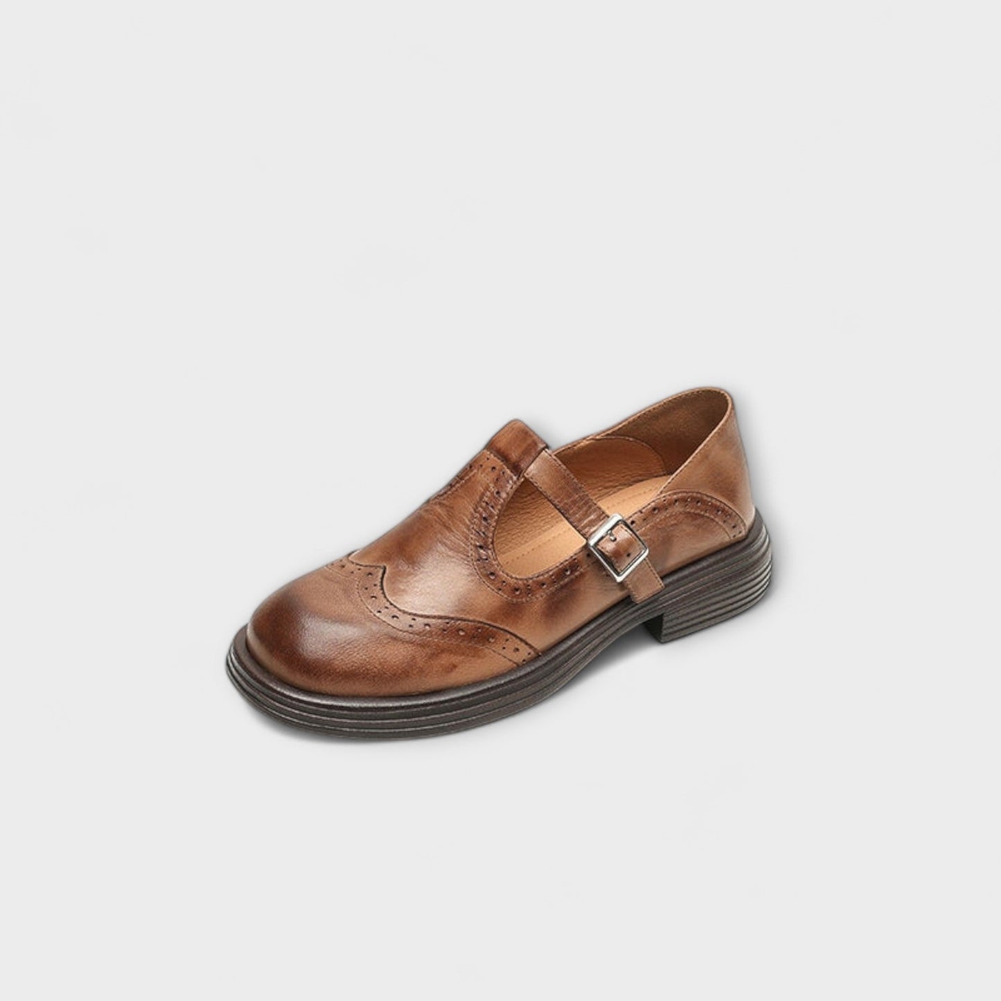Janine | Leather Mary Janes