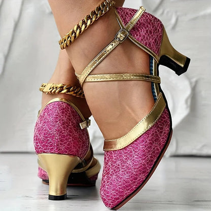 Talia | Elegant Chunky Heel Sandal