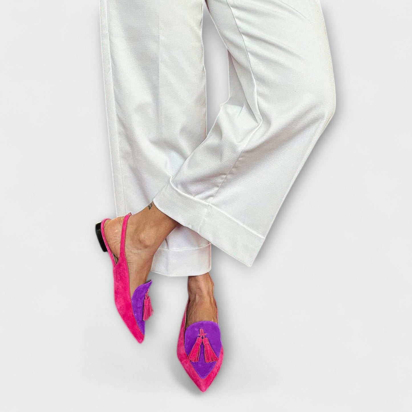 Delia | Color Play with Tassel Design