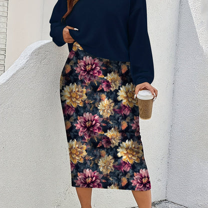 Alyssa™ - Stylish Sweatshirt and Dress Set