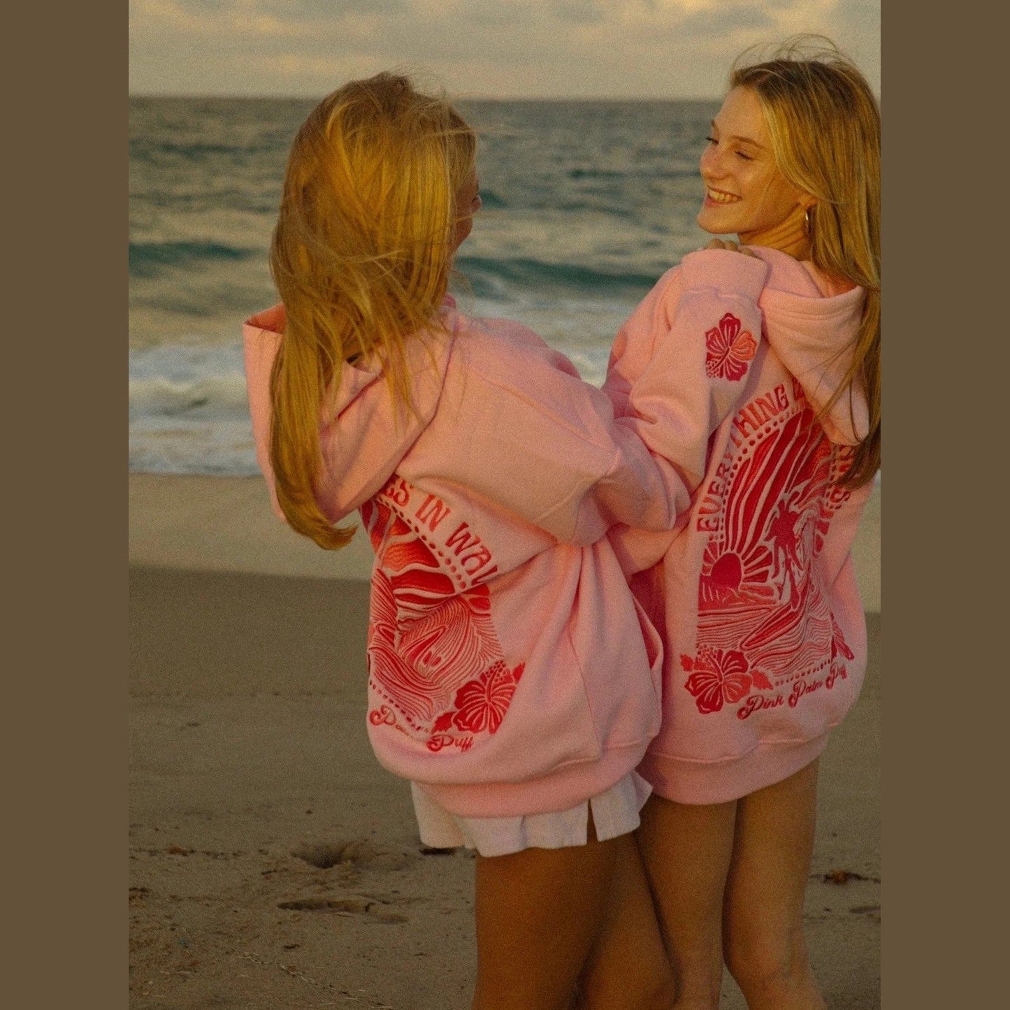 Sunset Waves | Oversized Hoodie