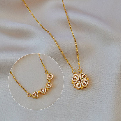 Amora Quadrifolia Necklace | White Gold 18k