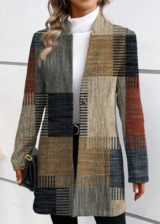 Lina™ - Elegant Blazer With Pattern