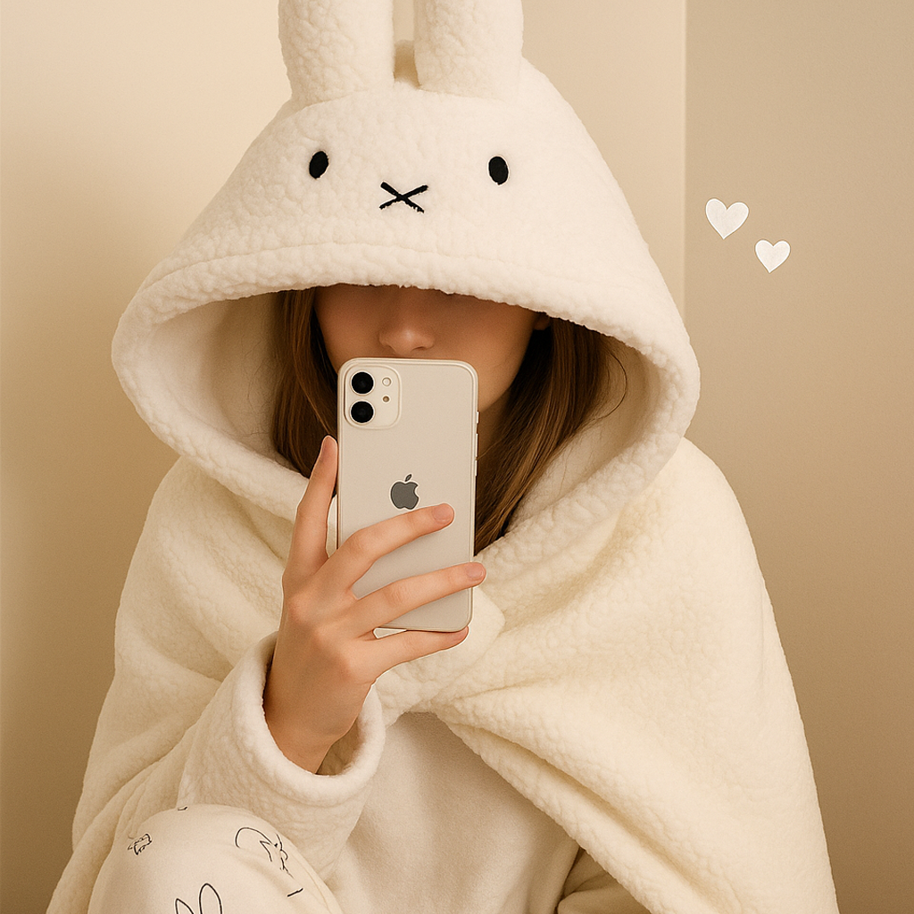 Luna BearHug™ Cozy Hoodie Cap