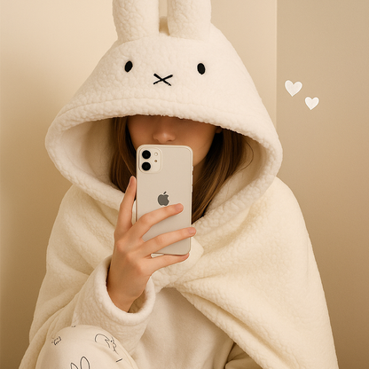 Luna BearHug™ Cozy Hoodie Cap
