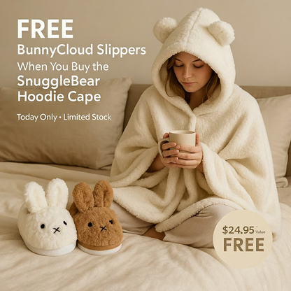 Luna BearHug™ Cozy Hoodie Cap