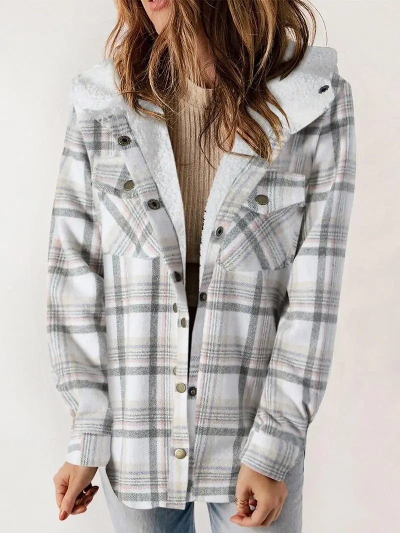 Willow | Cozy Plaid Fleece-Lined Jacket