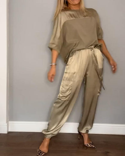 Coastal - Comfortable Satin Suit