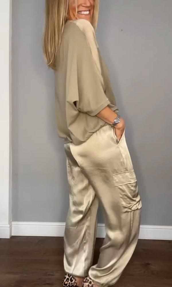 Coastal - Comfortable Satin Suit