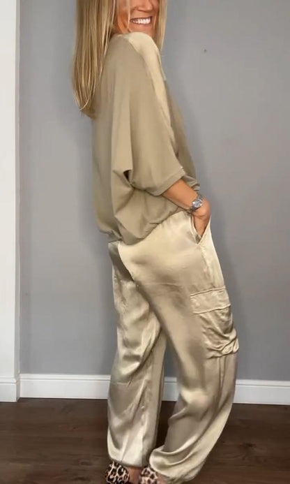 Coastal - Comfortable Satin Suit