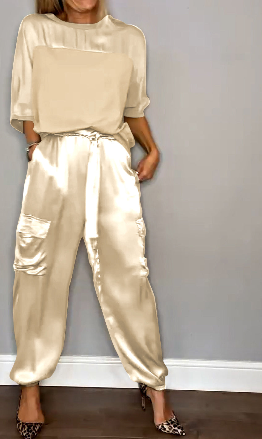 Coastal - Comfortable Satin Suit