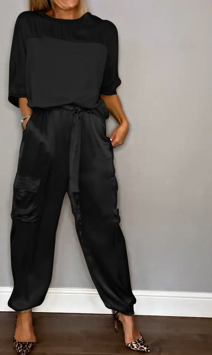 Coastal - Comfortable Satin Suit