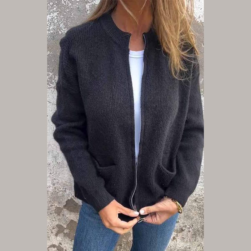 Faith | Cotton Zip-Knitted Jacket