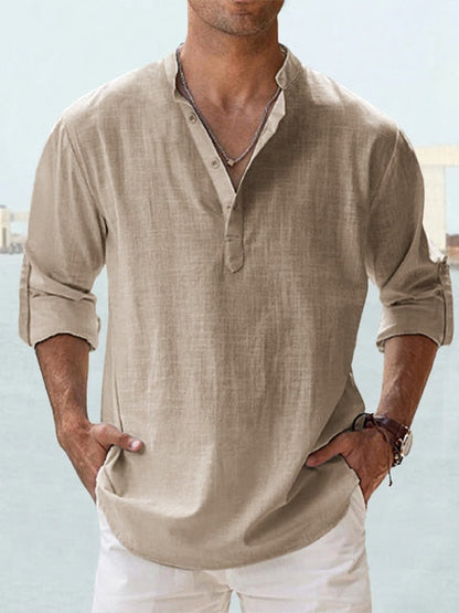 Oliver™ | Breathable Linen Shirt