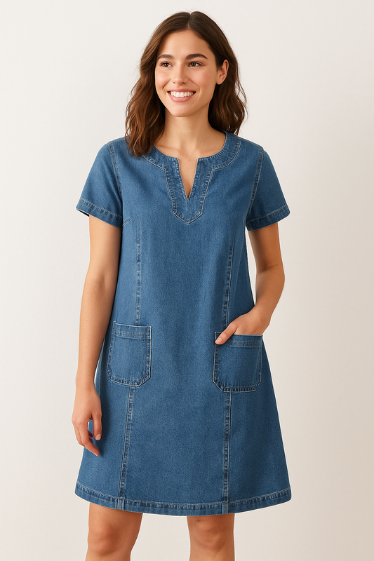 Skyler | Soft Denim Dress