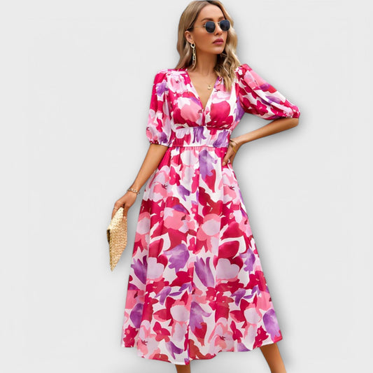 Ella summer floral dress