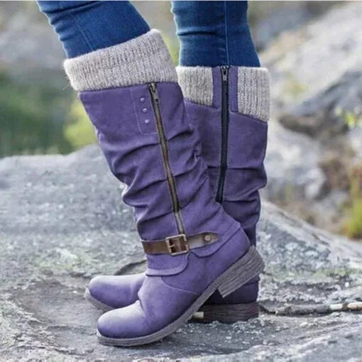 Ilaria - Vintage Mid Calf Cowboy Boots