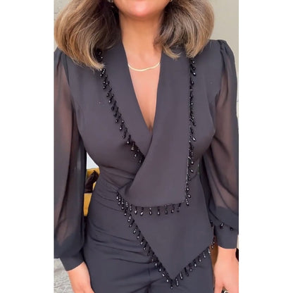 Freya | Stylish Beaded Two-Piece Set