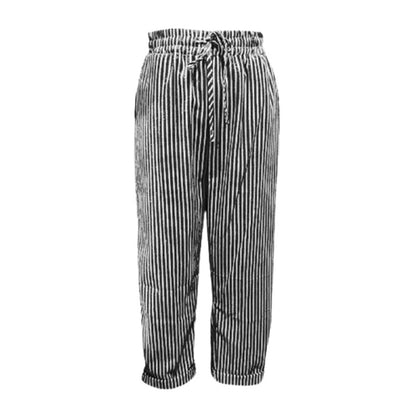 Lucy | striped trousers in linen and cotton