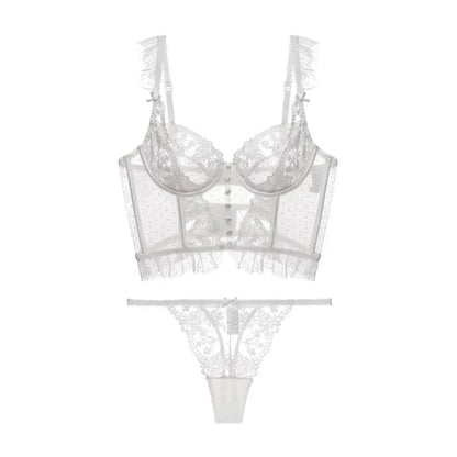 Daria - French Lace Push-Up Bra & Panty Set