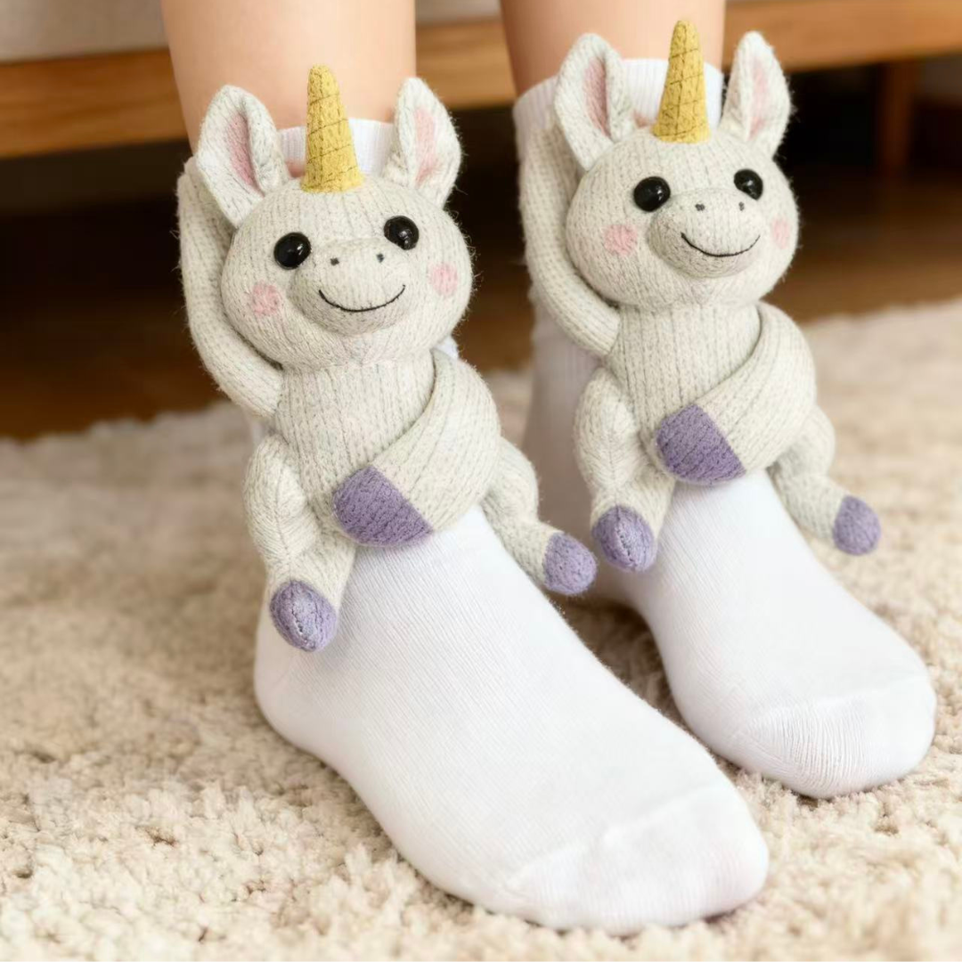 Hugo | Ultra-Soft Cozy Animal Socks
