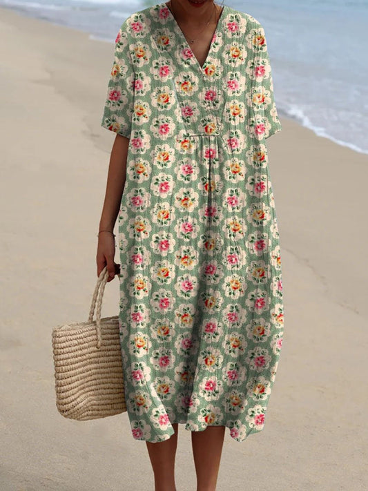 Carla| Vintage Daisy Dress