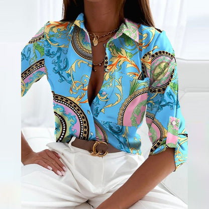 Sienna | Elegant Blouse with Lapel Collar